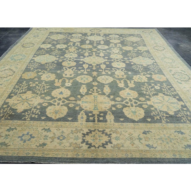 Turkish Oushak Antique Look Rug 10'5" x 14'3" #21310 Explore a curated collection of hallway runners, wool rugs, and...