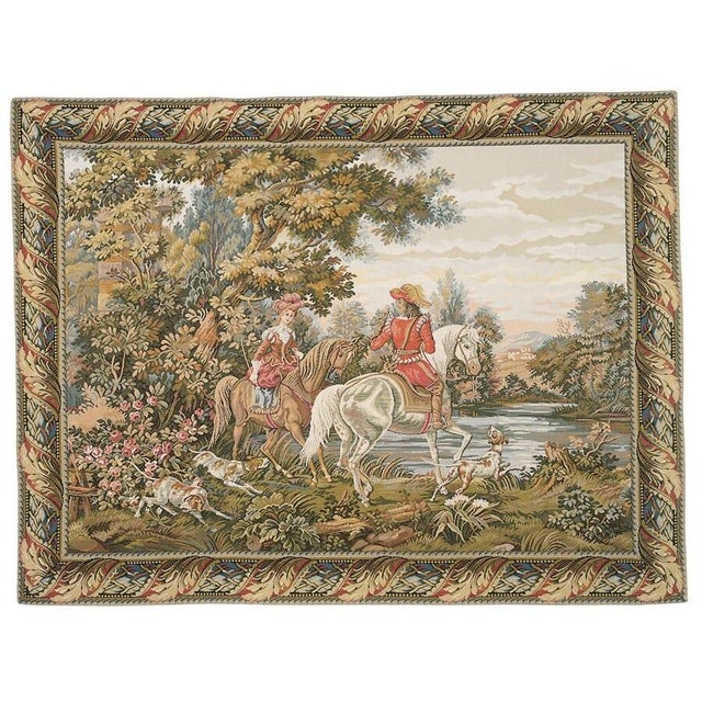 This beautiful tapestry is woven on a jacquard loom by skilled weavers, keeping alive the centuries old tradition of...