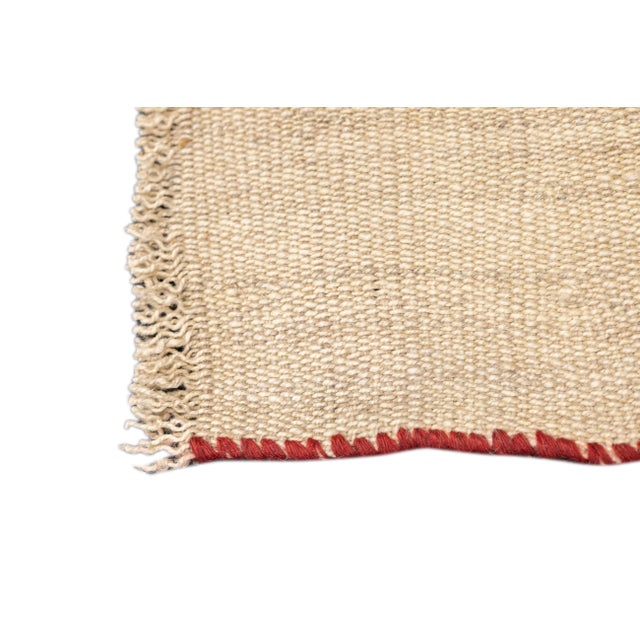Textile Antique Handwoven Gabbeh Palas Textile Art For Sale - Image 7 of 7