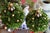 MacKenzie-Childs Courtly Check Holiday Boxwood Topiary Trees With Gold Accents — A Pair For Sale - Image 12 of 18