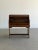 W39.75 D21 H45 KC24.5 KW39 Vintage desk displays beautifully with its tambour teak roll top door, either open or closed....