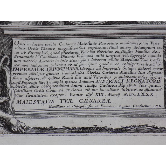 Authentic Antique 17th C. Large Folio Size Roman Triumphal Bas Relief Copperplate Engravings - Set of 9 For Sale - Image 11 of 14
