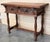 Early 20th Century Spanish Carved Console Table with Turned Legs For Sale - Image 4 of 18
