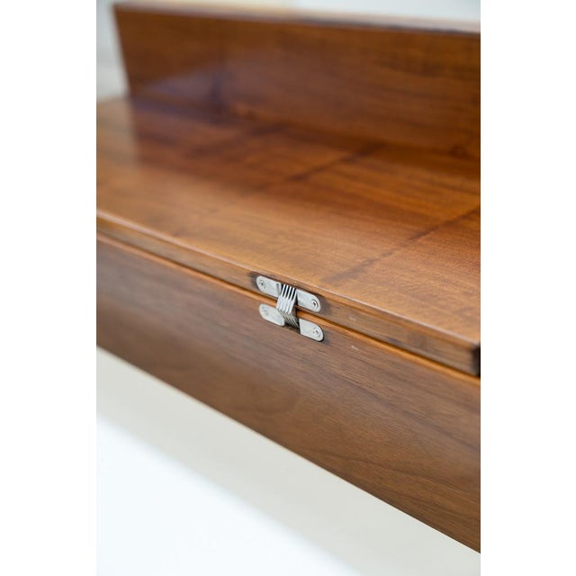 Coffee Table in Walnut by Giovanni Michelucci, 1970s For Sale - Image 18 of 18