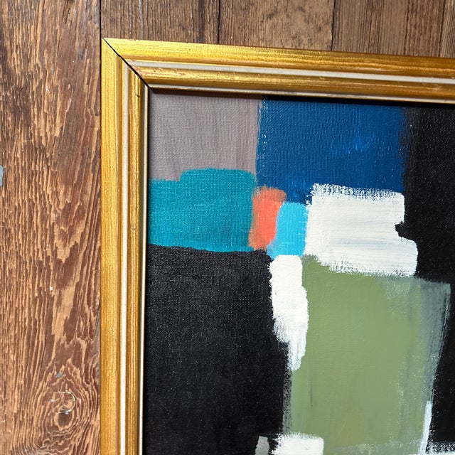 Contemporary original Stephen Heigh abstract painting on canvas. Measures 18x24 / 19.75x25.75 framed. Check out my shop...