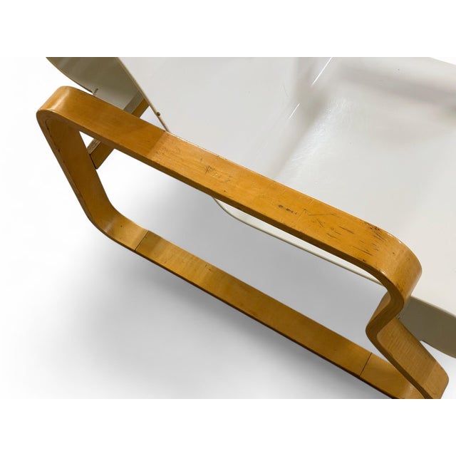 Wood Alvar Aalto Paimio Chair 41 - Vintage Modernist Bentwood Armchair for Artek For Sale - Image 7 of 10