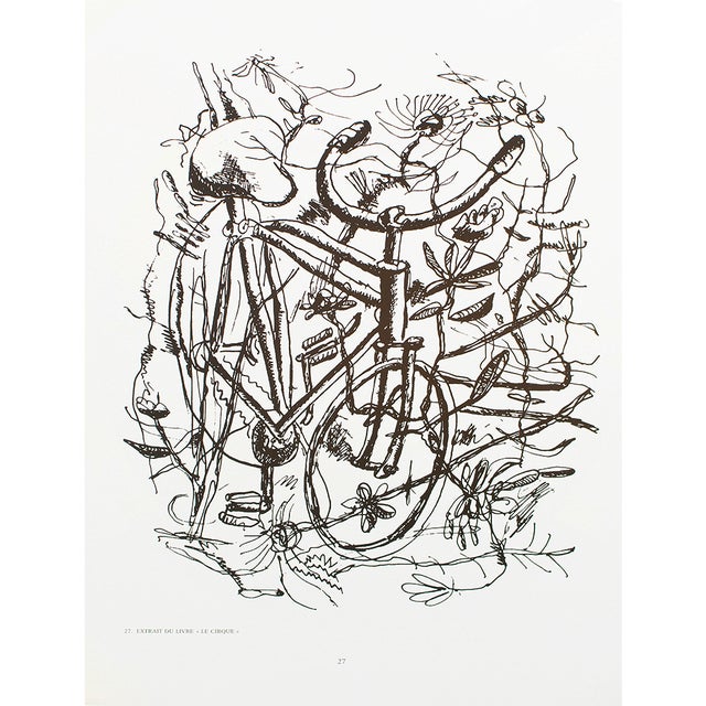 1990 After Fernand Leger "The Circus - Bicycle" Excerpt, Full-Color Parisian Print For Sale