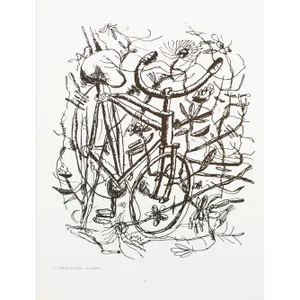 1990 After Fernand Leger "The Circus - Bicycle" Excerpt, Full-Color Parisian Print
