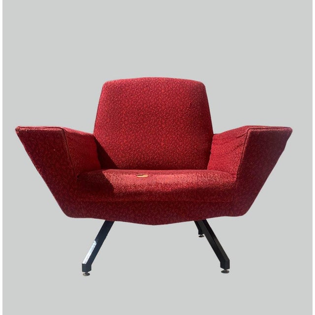 Club Chair Model M538 by Studio Apa for Lenzi, 1960s For Sale - Image 10 of 10