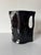 2001 Vintage Jes Black Glazed Sculptural Art Ceramic Vase For Sale In Miami - Image 6 of 11