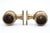 Reclaimed towel bar brackets made of brass with a polished finish. It is compatible with a round bar with 1 in. diameter....