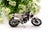 Miniature Articulated Silver Motorcycle For Sale - Image 5 of 5
