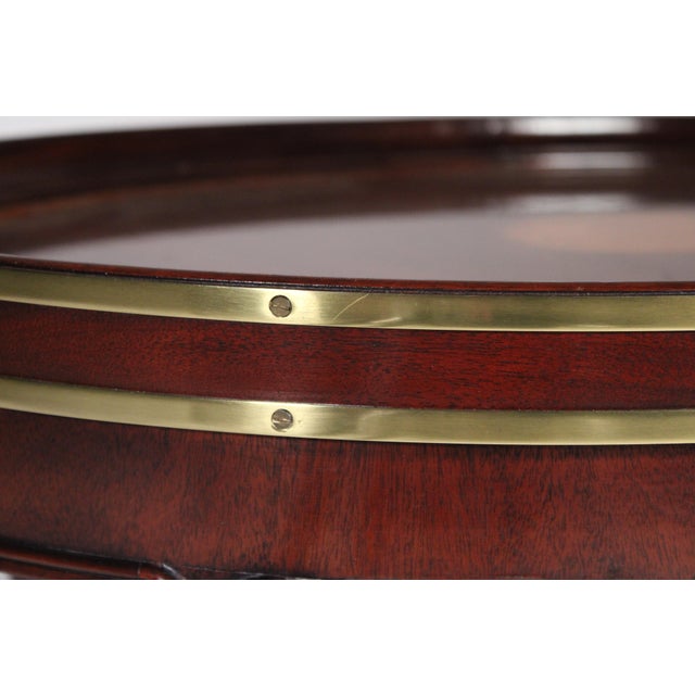 Baker Georgian Style Mahogany Coffee Table For Sale - Image 9 of 13