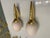 Pink Opaline Glass Brass Sconces, 1960s, Set of 2 For Sale - Image 3 of 10