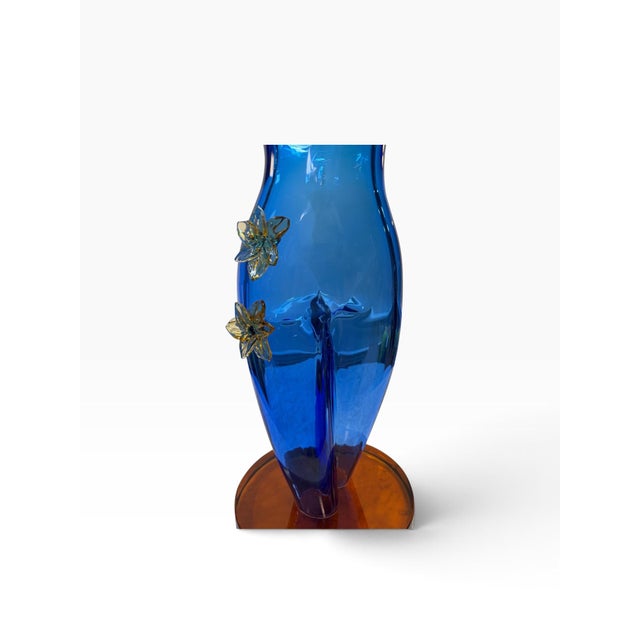 32" Alexis Silk Hand-Blown Glass Female Torso Sculpture "Sensation in Bloom" - 2021 For Sale - Image 9 of 11