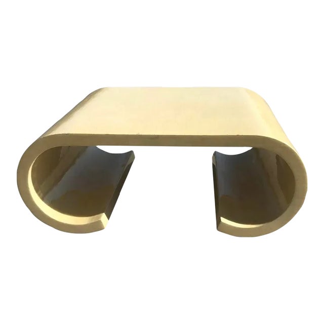 Enrique Garcel Tessellated Scroll Coffee Table For Sale