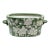 Vintage Green Chinoiserie Decorative Ceramic Planter / Vessel by Andrea Sadek For Sale
