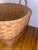 1900 - 1909 Antique American Hand-Woven Splint Wood Gathering Basket For Sale - Image 5 of 10