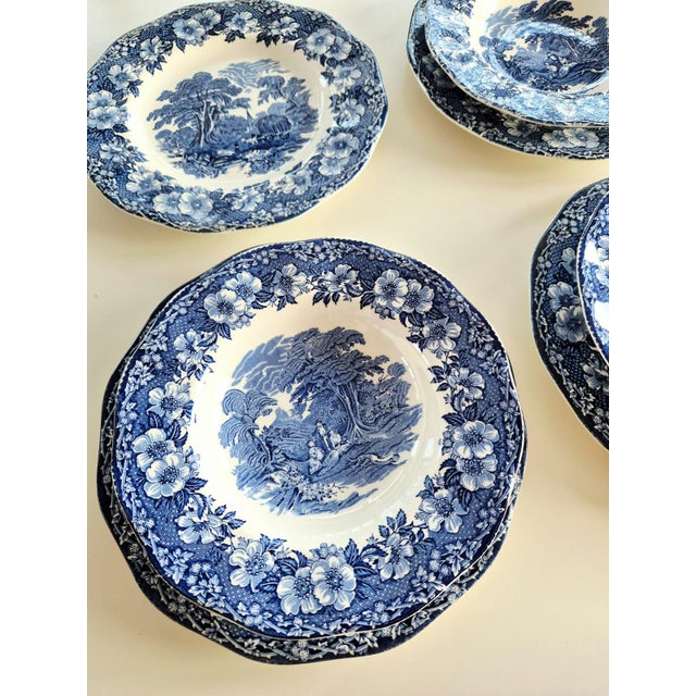 Mid-Century Modern Vintage Ironstone Dinner Service for Six, 1960s, Set of 12 For Sale - Image 3 of 6