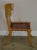 T.H. Robsjohn Gibbings T. H. Robsjohn Gibbings Saridis of Athens Walnut & Leather Klismos Chair For Sale - Image 4 of 13