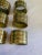 Mid-Century Modern 1960's Solid Brass Napkin Rings- Set of 6 For Sale - Image 3 of 8