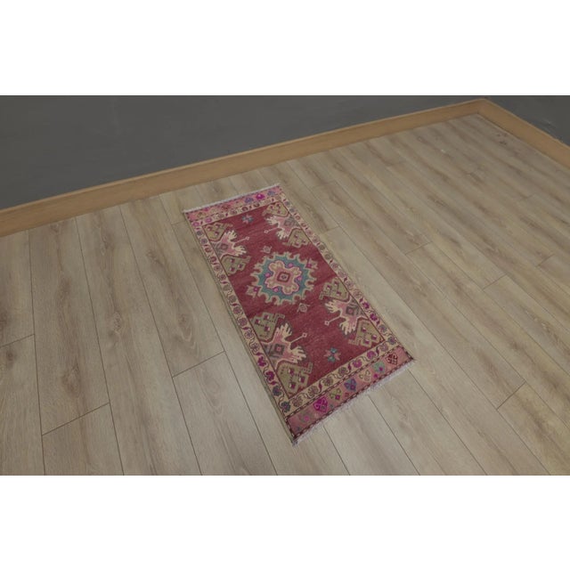 Size: 1.8 x 3.6 ft ( 55 x 110 cm) 21 x 43 inches Color: Organic Natural Dye ( Red,Blue,Green,Beige ) Material: 100% Hand...