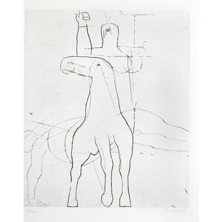 Marino Marini, Jugglers II, Edition of 65, 1950, Etching For Sale