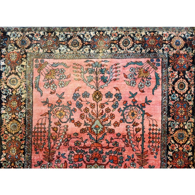 Tribal Early 20th Century Sarouk Farahan Rug For Sale - Image 3 of 12
