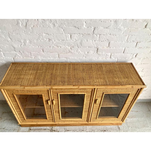 Rattan Sideboard, Italy, 1970s For Sale - Image 11 of 16