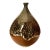 Mid 20th Century David Holleman Signed Drip Glaze Stoneware Weed Vase For Sale