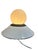 Space Age Double Light Lamp in Glass and Steel, 1970s For Sale - Image 3 of 18