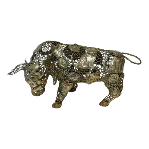 Kepenyes Style Mid 20th Century Brutalist Style Sculpture of a Bull