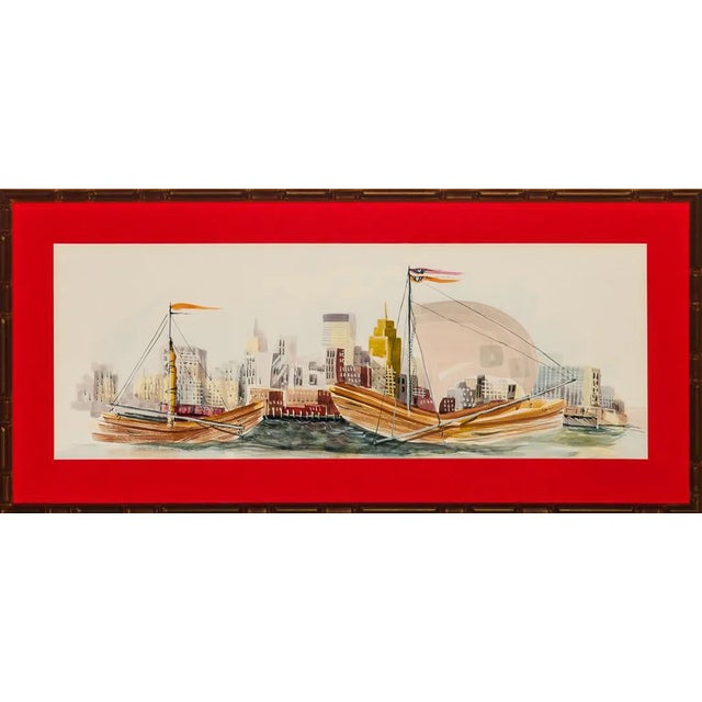 "Boats in The Harbour" For Sale