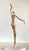 Ballerina Rosé Bronze Sculpture on Marble by Gyunay Aliev For Sale - Image 4 of 4