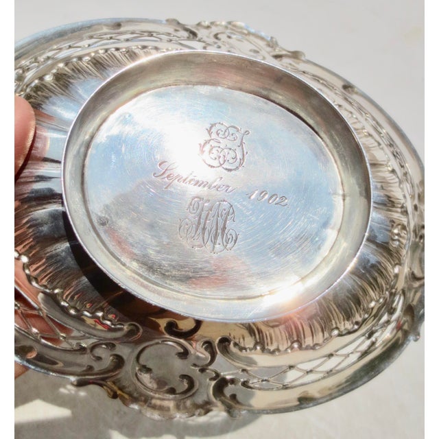 Beaux Arts Sterling Bowl Dated 1902 For Sale In New York - Image 6 of 9