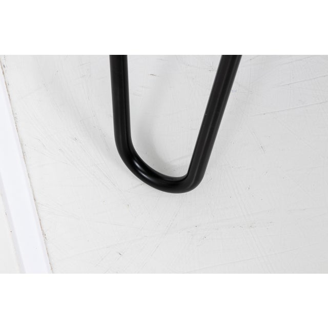 Custom Mid Century Style Hairpin Leg Benches A Pair Chairish