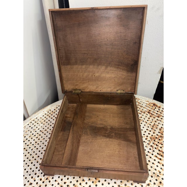 Antique Wooden Box, 1900 For Sale - Image 7 of 10
