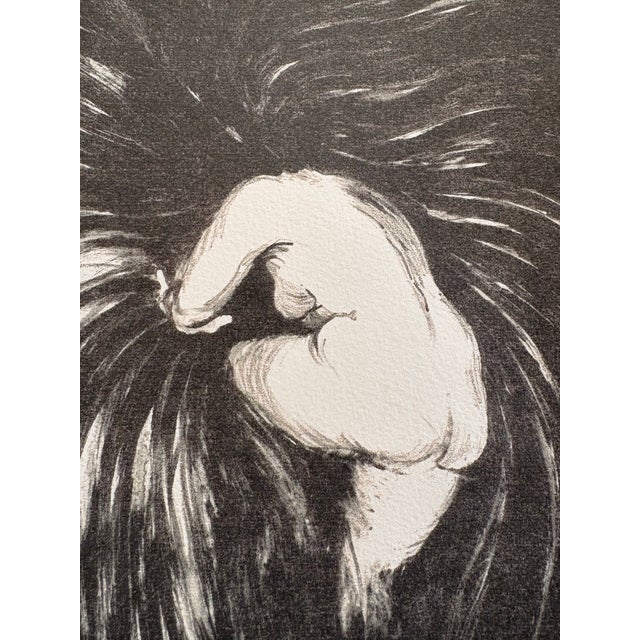 Mid-Century Modern Vintage 1975 Artist’s Proof Etching “Hurricane Agnes” – Signed WMS For Sale - Image 3 of 5