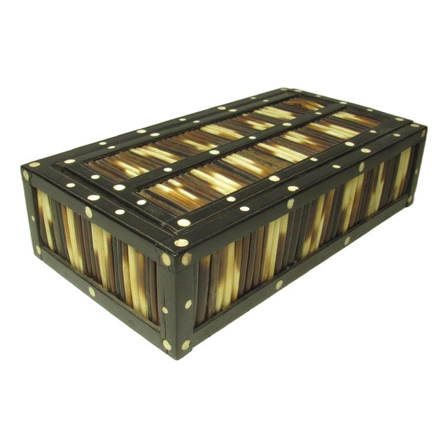 Anglo Indian Quill Pencil Box For Sale