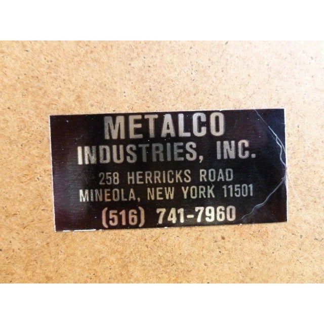 Paul Evans 1970's Vintage Paul Evans Cityscape Style Chrome Patch Pedestal For Sale - Image 4 of 11