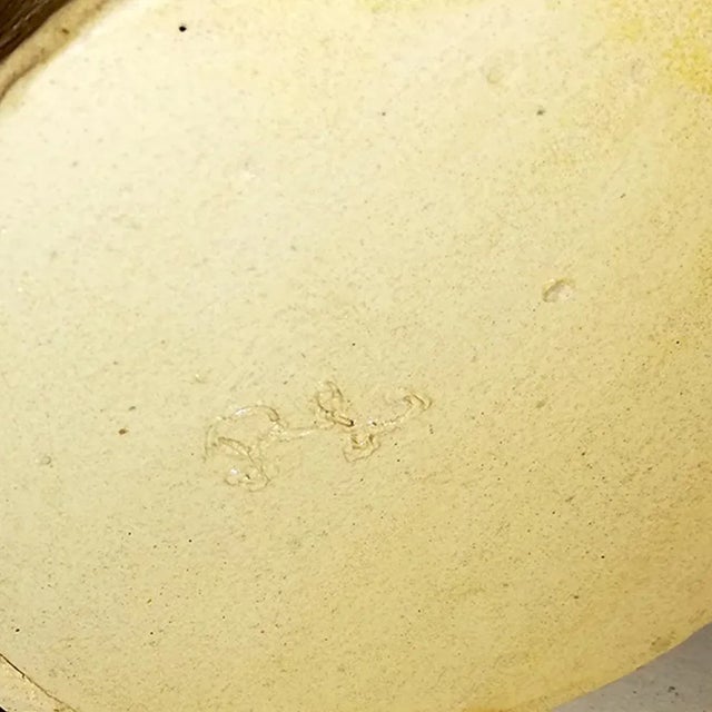 1950s Mid-Century Italian Ceramic Vase by R. L. For Sale - Image 5 of 7