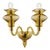 Amber Murano Glass Sconce with Linear Design by Simoeng for Simoeng For Sale