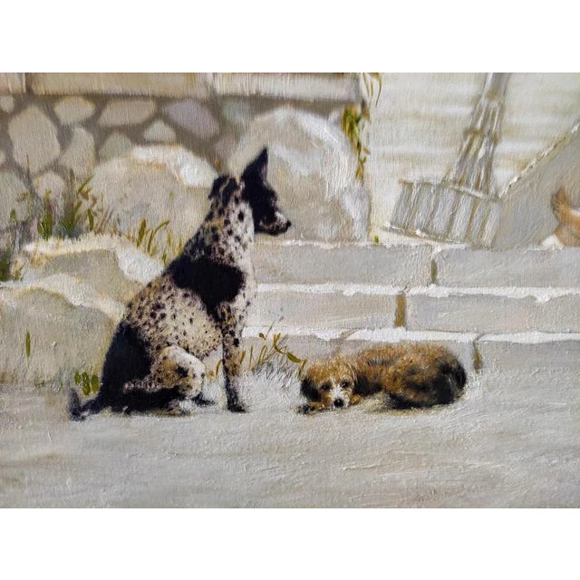 Crete tune. 2010. Oil on linen, 80x90 cm This piece is attributed to the mentioned designer/maker. It has no attribution...