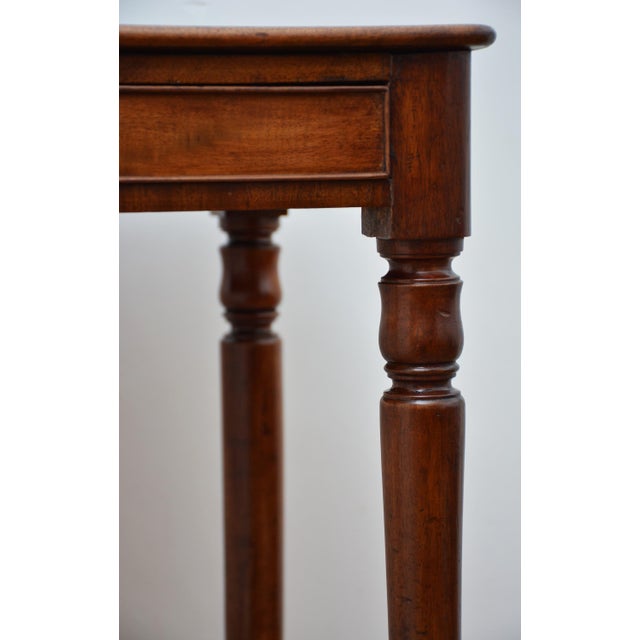 William IV English Mahogany Side Table, 1840 For Sale - Image 11 of 18