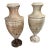 Pair of Wood Turned Urns For Sale