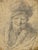 An original c.1759 graphite drawing – Thomas Worlidge, Head of a Man in a Fur Cap.A characterful miniature portrait head,...