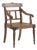 Vintage Anglo-Indian Teakwood Armchair For Sale