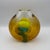 Vintage Art Glass Vase in Yellow and Turquoise by Jiri Suhajek for Moser Karlsbad, 1970 For Sale - Image 16 of 16
