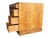 Vintage Campaign-Style Oak Executive Desk With Black Leather Inlay For Sale In Los Angeles - Image 6 of 12