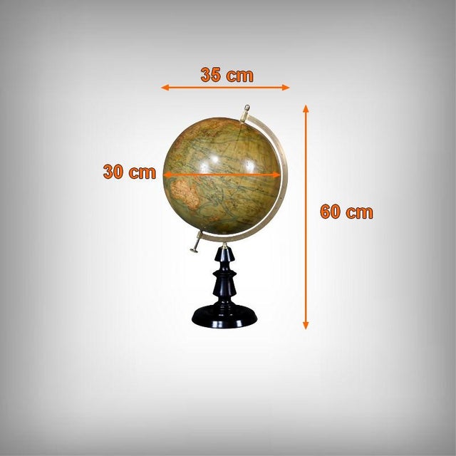 Late 19th Century Globe from J. Forest, 1890s For Sale - Image 17 of 18